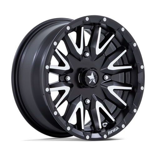 MSA Offroad Wheels M49 CREED 4X137 16X7 +10 MATTE BLACK MACHINED