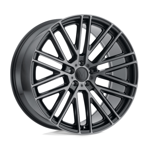Mandrus MASCHE 5X112 19X8.5 +42 SEMI GLOSS BLACK W/ MIRROR CUT FACE