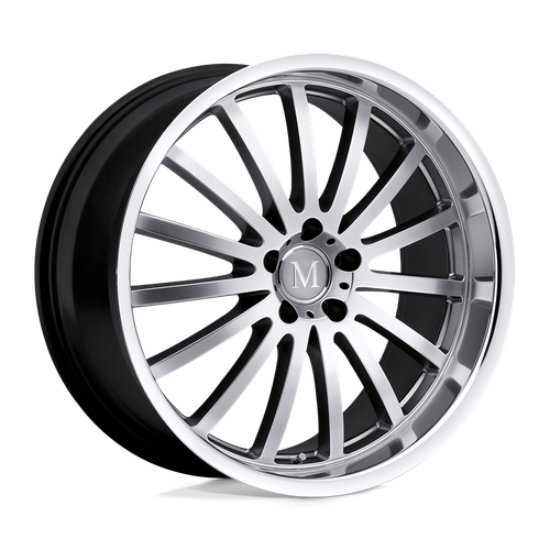 Mandrus MILLENIUM 5X112 20X10 +42 HYPER SILVER W/ MIRROR CUT LIP