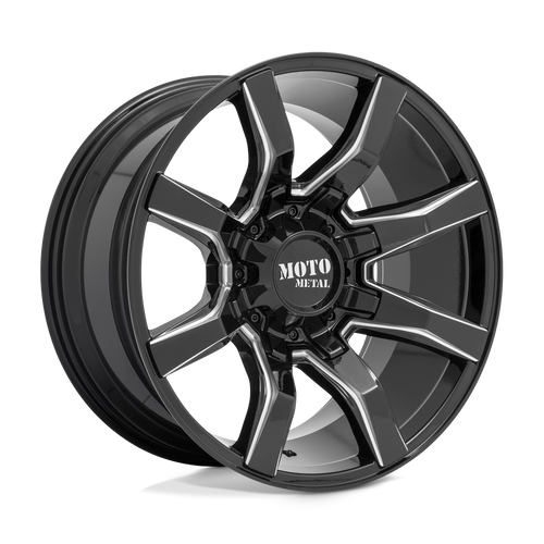 Moto Metal MO804 SPIDER 6X135/6X139.7 22X10 -18 GLOSS BLACK MILLED
