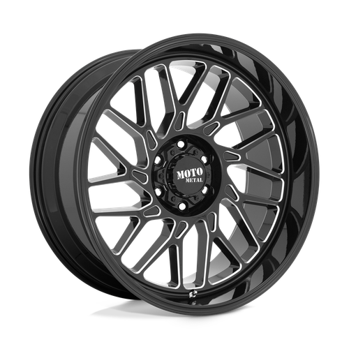 Moto Metal MO805 6X139.7 20X10 -18 GLOSS BLACK MILLED