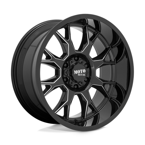 Moto Metal MO806 6X120 20X9 +0 GLOSS BLACK MILLED