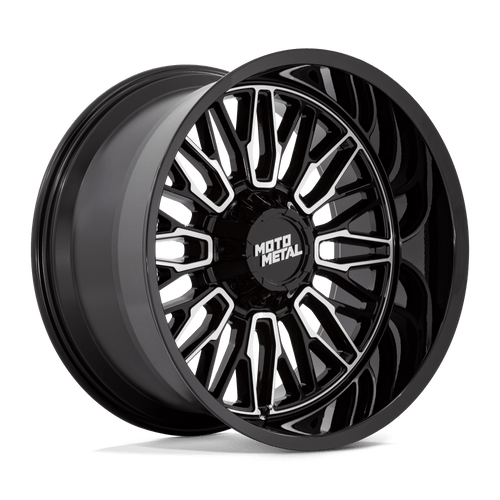 Moto Metal MO809 STINGER 8X180 20X10 -18 GLOSS BLACK MACHINED