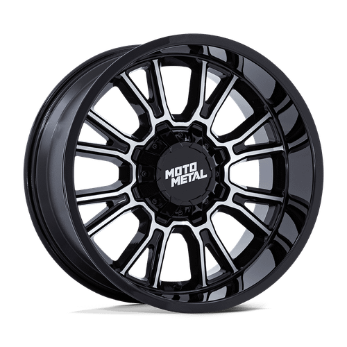 Moto Metal MO810 LEGACY 6X135/6X139.7 20X9 +1 GLOSS BLACK MACHINED