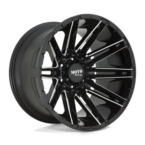 Moto Metal MO998 KRAKEN 5X127 20X9 +0 GLOSS BLACK MILLED