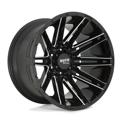 Moto Metal MO998 KRAKEN 8X180 20X9 +0 GLOSS BLACK MILLED