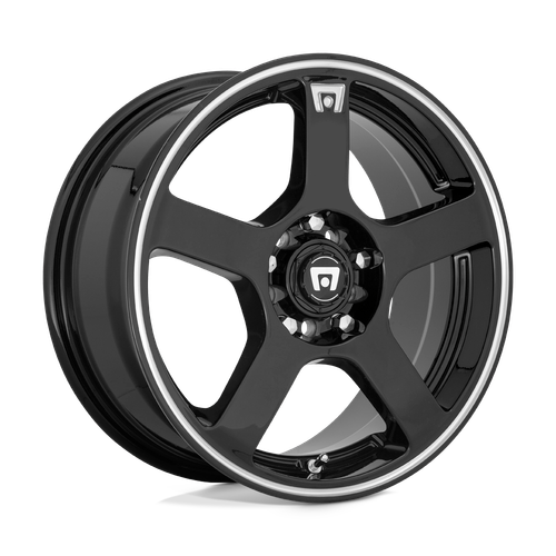 Motegi MR116 FS5 5X100/5X114.3 16X7 +40 GLOSS BLACK MACHINED FLANGE wheel for 2000 Volkswagen Jetta