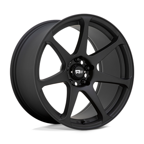 Motegi MR154 BATTLE 5X110 17X8 +43 MATTE BLACK wheel for 2003 Saab 9-3