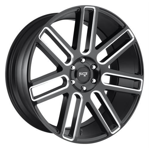 Niche 1PC M096 ELAN 6X135 24X10 +30 MATTE BLACK MILLED