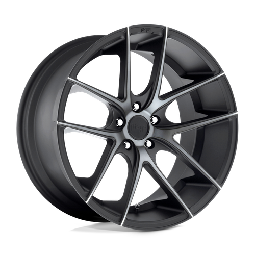 Niche 1PC M130 TARGA 5X120 18X8 +40 MATTE BLACK DOUBLE DARK TINT
