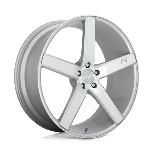 Niche 1PC M135 MILAN 5X112 19X8.5 +42 GLOSS SILVER MACHINED