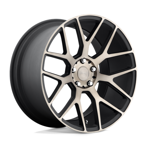 Niche 1PC M159 INTAKE 5X115 20X9 +18 MATTE BLACK MACHINED RING