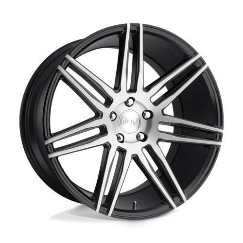 Niche 1PC M178 TRENTO 5X112 19X8.5 +35 GLOSS BLACK BRUSHED