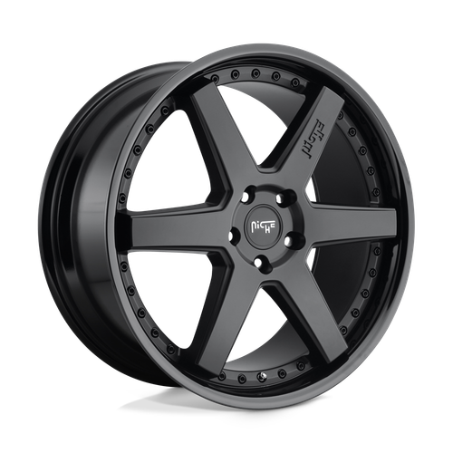 Niche 1PC M192 ALTAIR 5X115 20X9 +18 GLOSS BLACK MATTE BLACK