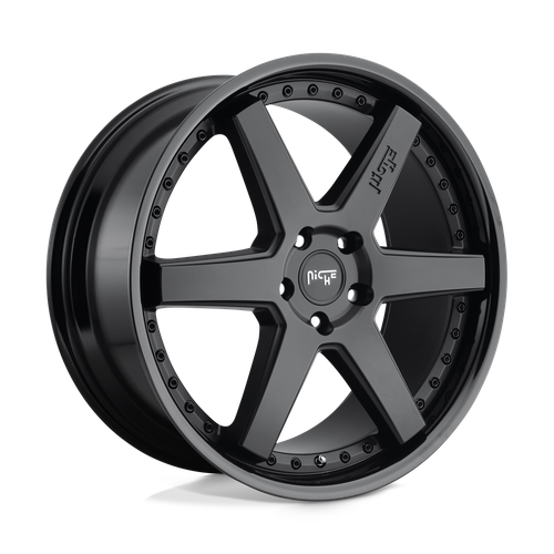 Niche 1PC M192 ALTAIR 6X135 22X10 +30 GLOSS BLACK MATTE BLACK