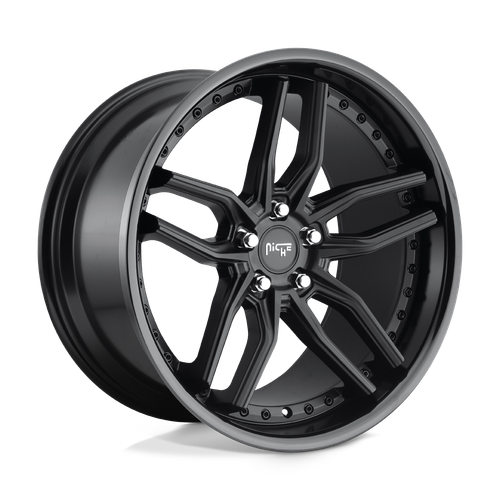 Niche 1PC M194 METHOS 5X120 19X9.5 +35 GLOSS BLACK MATTE BLACK