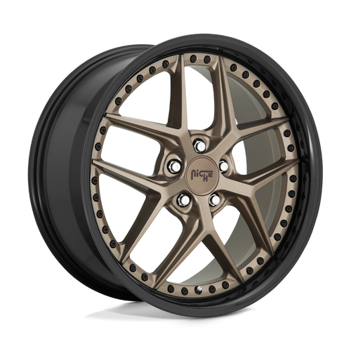 Niche 1PC M227 VICE 5X114.3 20X9 +35 MATTE BRONZE BLACK BEAD RING