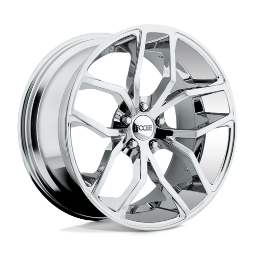 Foose 1PC F148 OUTCAST 5X120 20X8.5 +35 CHROME PLATED