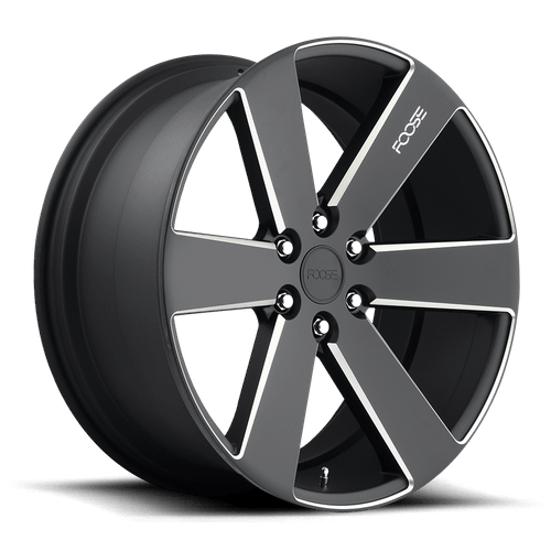 Foose 1PC F158 SWITCH 6X139.7 20X9.5 +30 MATTE BLACK MILLED