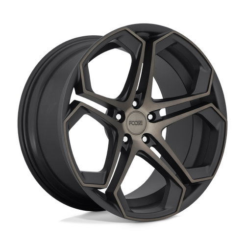 Foose 1PC F168 IMPALA 5X120 20X9 +35 MATTE MACHINED DOUBLE DARK TINT