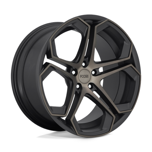Foose 1PC F168 IMPALA 5X114.3 20X9 +35 MATTE MACHINED DOUBLE DARK TINT