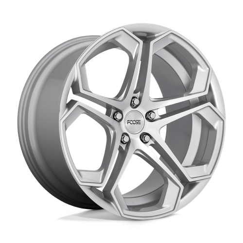 Foose 1PC F170 IMPALA 5X114.3 20X10.5 +40 GLOSS SILVER MACHINED