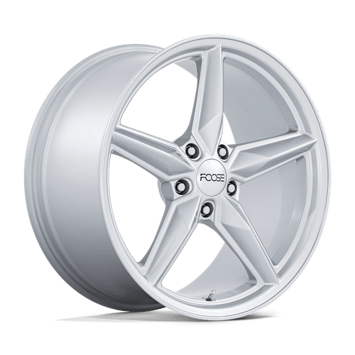 Foose 1PC F174 CF8 5X120 19X9.5 +45 GLOSS SILVER