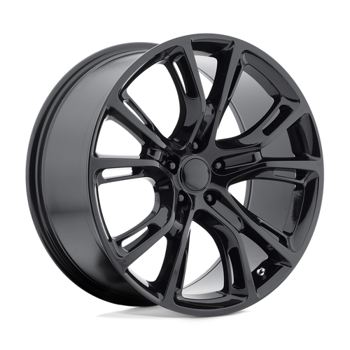 Performance Replicas PR137 5X110 18X8 +34 GLOSS BLACK wheel for 2003 Saab 9-3