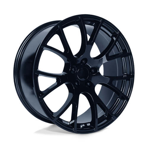 Performance Replicas PR161 5X115 22X9.5 +18 GLOSS BLACK wheel for 2017 Dodge Challenger