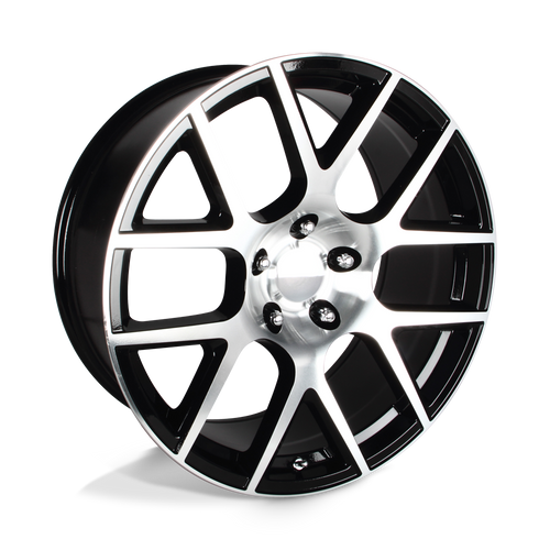 Performance Replicas PR163 5X115 20X9 +20 GLOSS BLACK MACHINED
