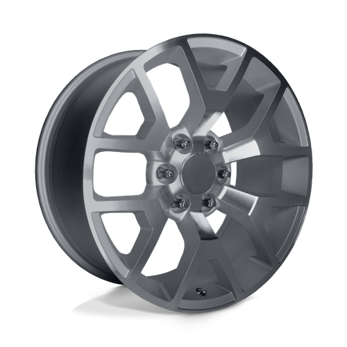 Performance Replicas PR169 6X139.7 20X9 +27 SILVER WITH MACHINED SPOKES