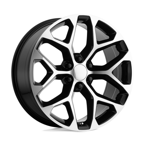 Performance Replicas PR176 6X139.7 24X10 +24 GLOSS BLACK MACHINED