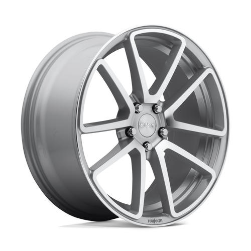Rotiform 1PC R120 SPF 5X114.3 18X8.5 +45 GLOSS SILVER MACHINED