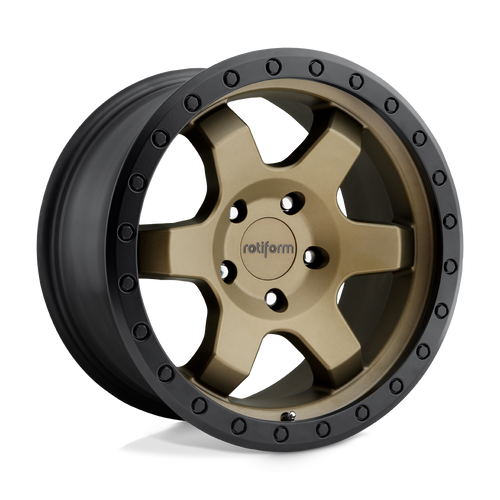 Rotiform 1PC R150 SIX-OR 6X135 17X9 +1 MATTE BRONZE BLACK BEAD RING