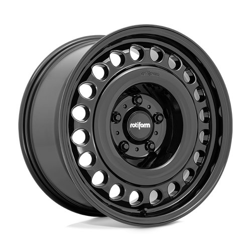 Rotiform 1PC R191 STL 5X127 17X9 +0 GLOSS BLACK