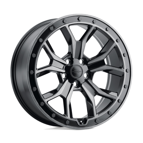 RedBourne MORLAND 5X120 18X8.5 +25 GLOSS METALLIC W/ BLACK BRUSHED TINT FACE