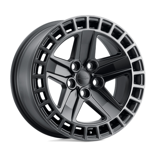 RedBourne ALSTON 5X120 20X8.5 +25 MATTE BLACK W/ MACHINED DARK TINT LIP