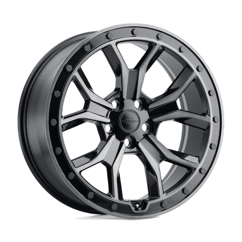 RedBourne MORLAND 5X120 20X8.5 +25 GLOSS METALLIC W/ BLACK BRUSHED TINT FACE