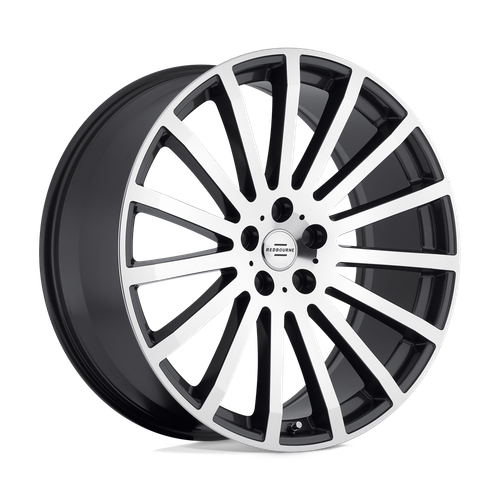 RedBourne DOMINUS 5X120 20X9.5 +32 GUNMETAL W/ MIRROR CUT FACE
