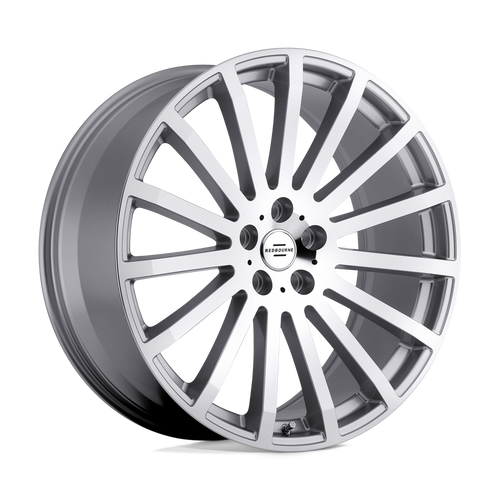 RedBourne DOMINUS 5X120 20X9.5 +32 SILVER W/ MIRROR CUT FACE