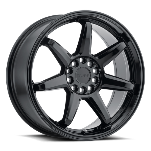 Ruff SHIFT 5X112/5X120 18X8 +38 GLOSS BLACK