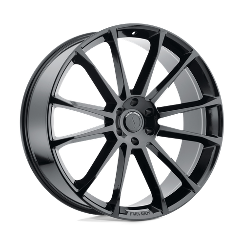 Status GOLIATH 5X120 22X9.5 +30 GLOSS BLACK