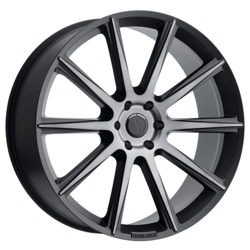 Status ZEUS 5X115 22X9.5 +15 CARBON GRAPHITE