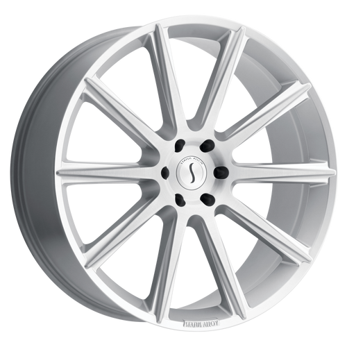 Status ZEUS 5X115 24X9.5 +15 SILVER W/ BRUSHED FACE