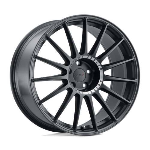 TSW PADDOCK 5X120 17X8 +35 SEMI GLOSS BLACK W/ MACHINED TINTED RING