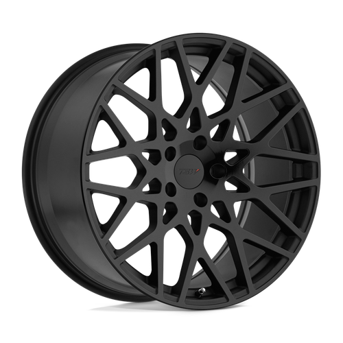 TSW VALE 5X100 19X8.5 +35 DOUBLE BLACK - MATTE BLACK W/ GLOSS BLACK FACE