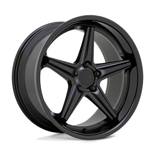 TSW LAUNCH 5X120 19X9.5 +40 MATTE BLACK WITH GLOSS BLACK LIP