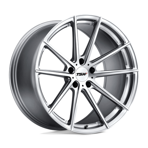 TSW BATHURST 5X114.3 20X10.5 +25 SILVER W/ MIRROR CUT FACE