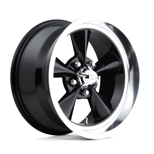 US Mag 1PC U107 STANDARD 5X114.3 17X7 +1 GLOSS BLACK