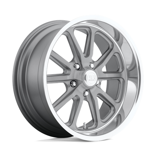 US Mag 1PC U111 RAMBLER 5X127 20X10.5 +20 MATTE GUN METAL MACHINED